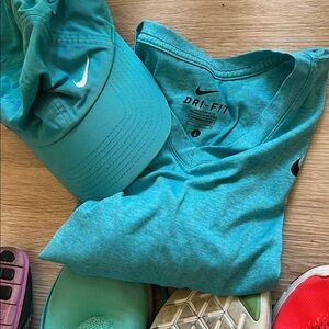 Women Nike' Colorful Athletic Sneakers - Teal, Pink/gray, Orange,  Black